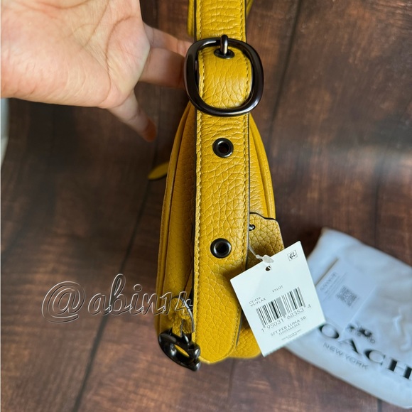 NWT Coach Luna Leather Shoulder Bag - Picture 4 of 8